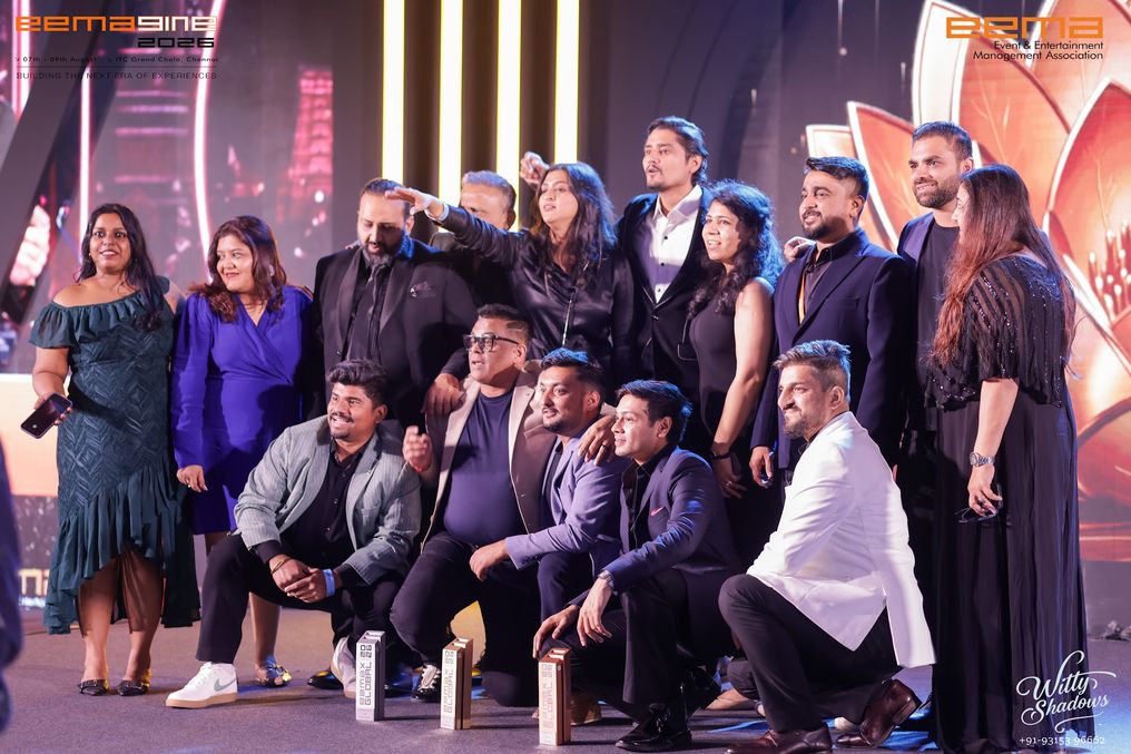 Winners on stage at the EEMAX Awards